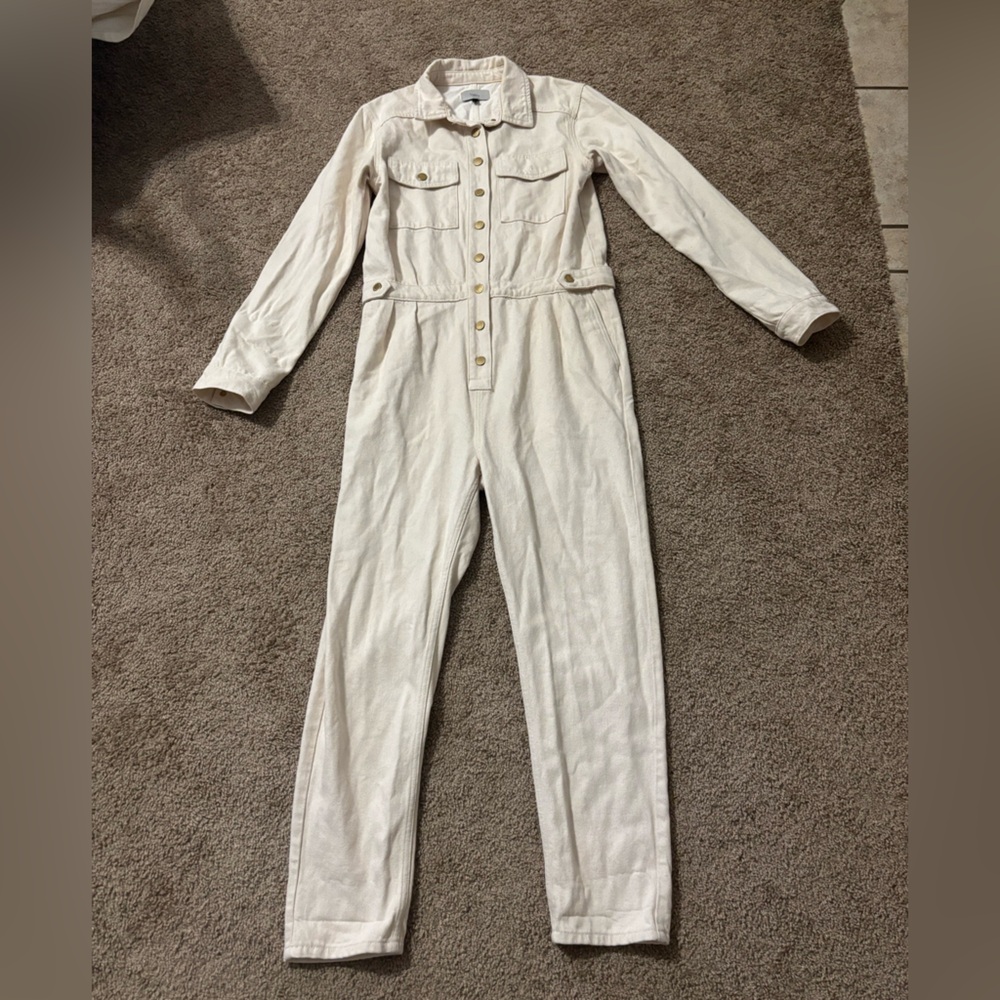 Triarchy Denim Jumpsuit Size Medium - Picture 2 of 9